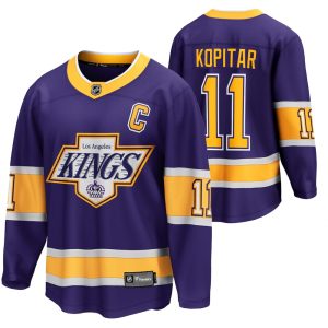 Los Angeles Kings Trikot Anze Kopitar 2021 Special Edition Retro Men Violett